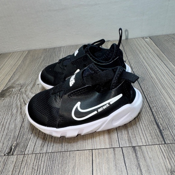 Nike Flex Runner 2 Baby/Toddler Shoes Black Size 5C DJ6039-002 Just Do It - Picture 7 of 10